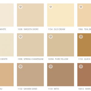 Bảng Màu Ngoại Thất Jotashield