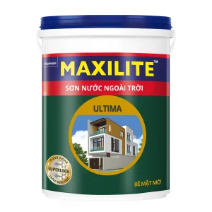 Sơn Nước Ngoài Trời Maxilite Ultima - Bề Mặt Mờ 18L